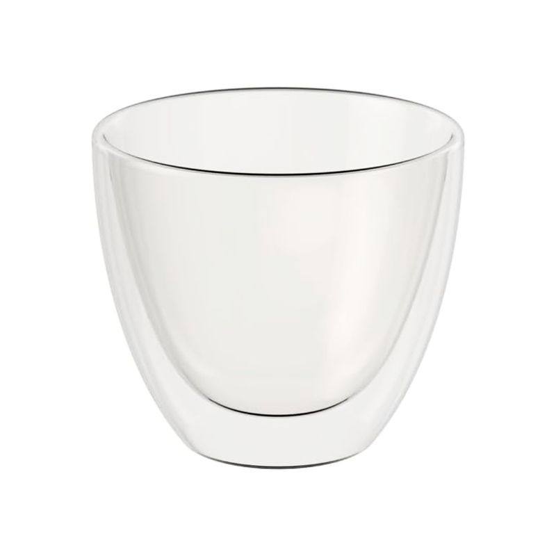 INSPIRA - Vaso Doble Pared de Vidrio Borosilicato 400 ml