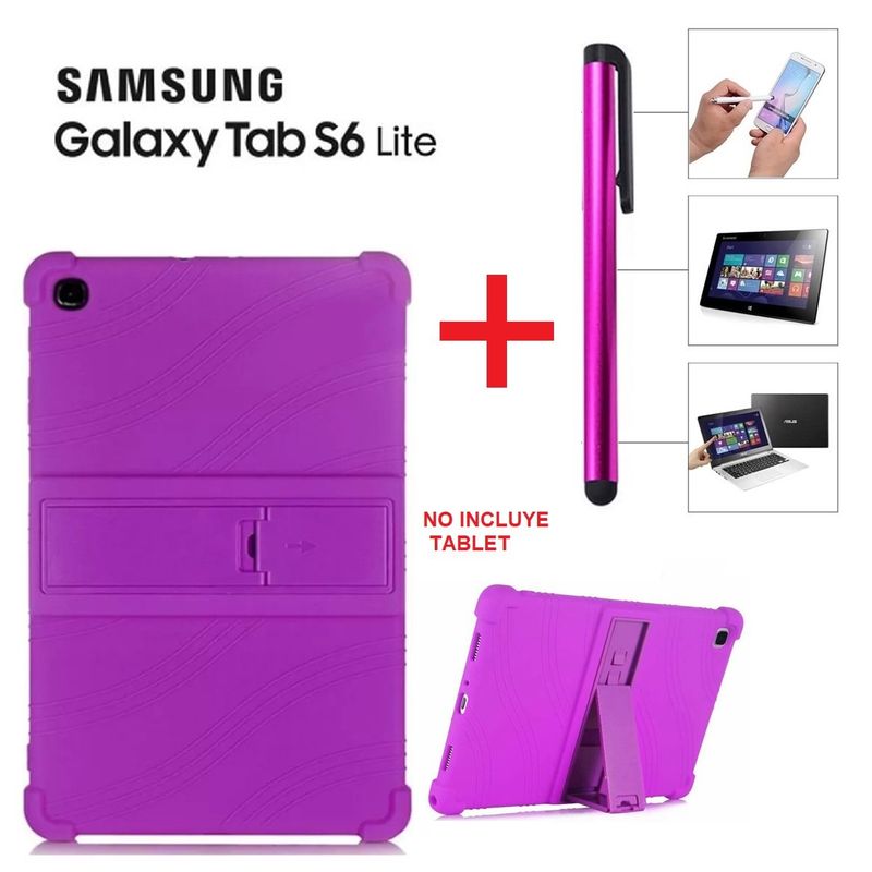 GENERICO - Funda Case + Lapiz Optico Samsung Tab S6 Lite SM-P610 P620 2020 / 2024
