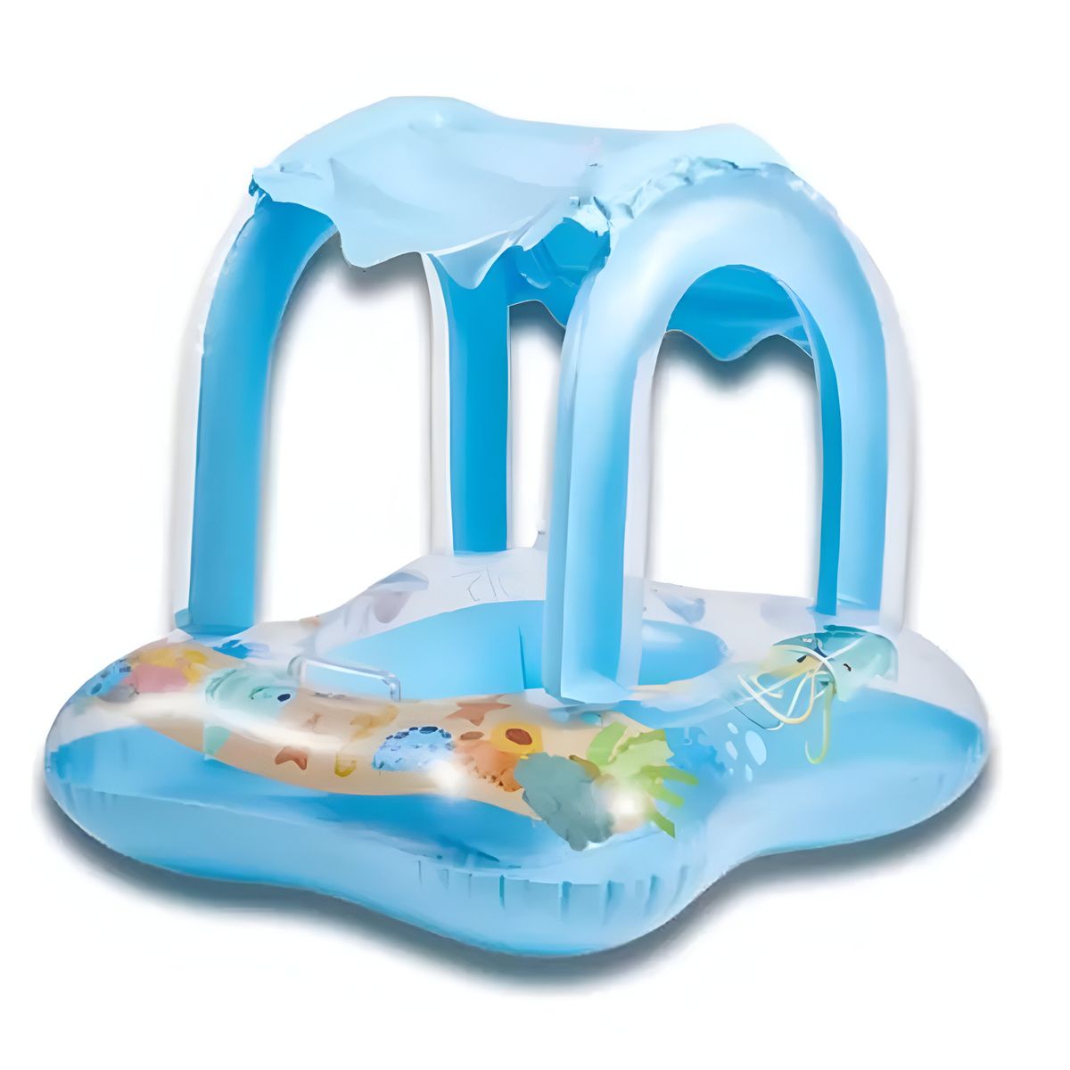 GENERICO - Flotador Inflable con Techo Azul