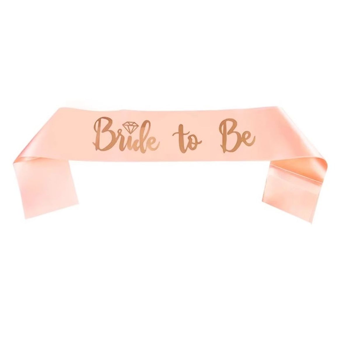 GENERICO - Set banda y velo oro rosa bride novia despedida de soltera