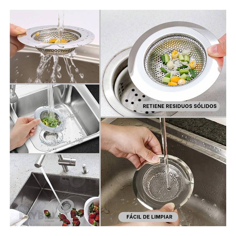 GENERICO - Filtrador Eficiente 54 cm en Plateado Y+Regalo Stickers