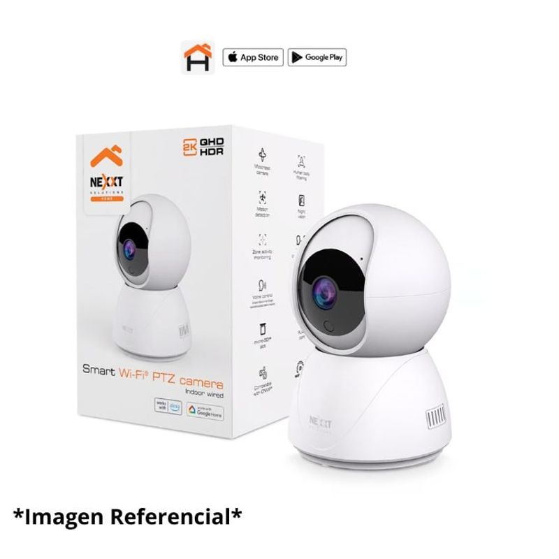 NEXXT SOLUTIONS - CÁMARA INTELIGENTE WI-FI MOTORIZADA PARA INTERIOR NEXXT