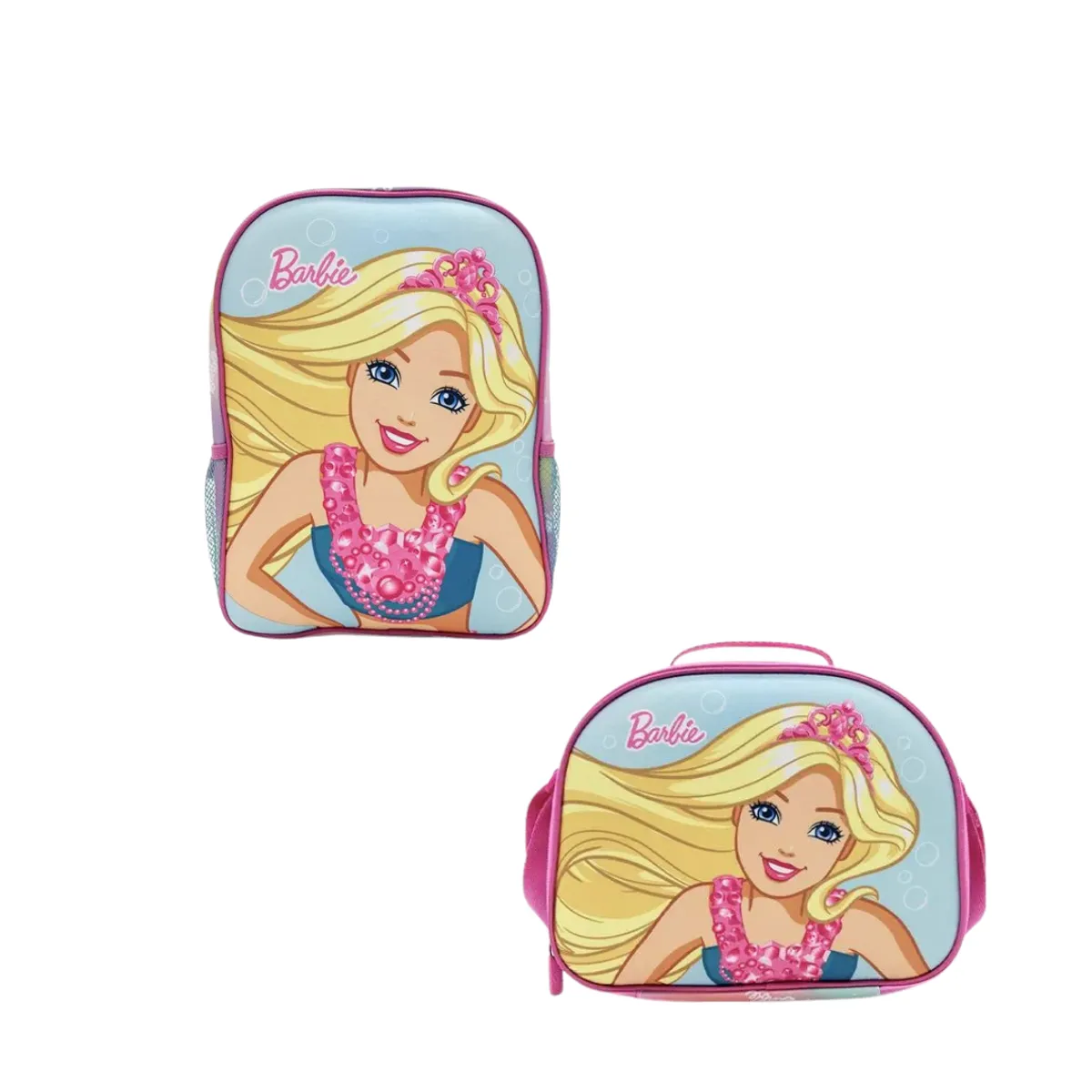 CHILDRENS CLUB - Set de Mochila escolar x2 piezas -  Barbie