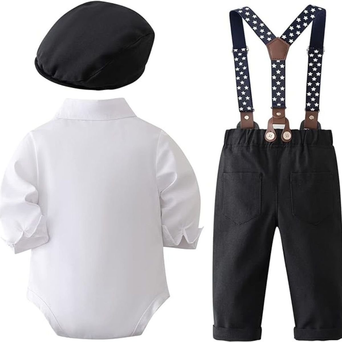 GENERICO - Traje Conjunto de Niño 5 Piezas Elegante