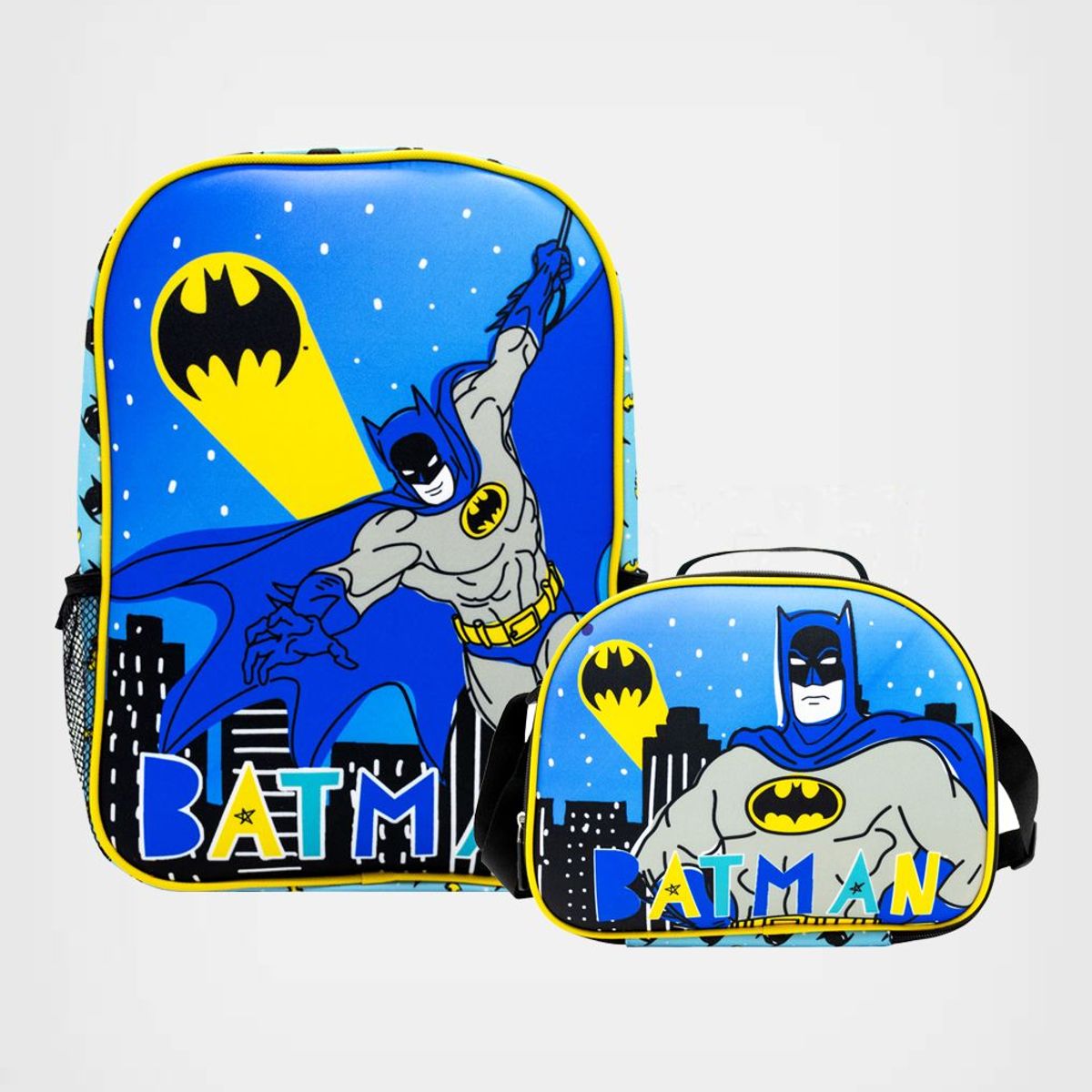 CHILDRENS CLUB - Set de Mochila escolar x2 piezas - Batman