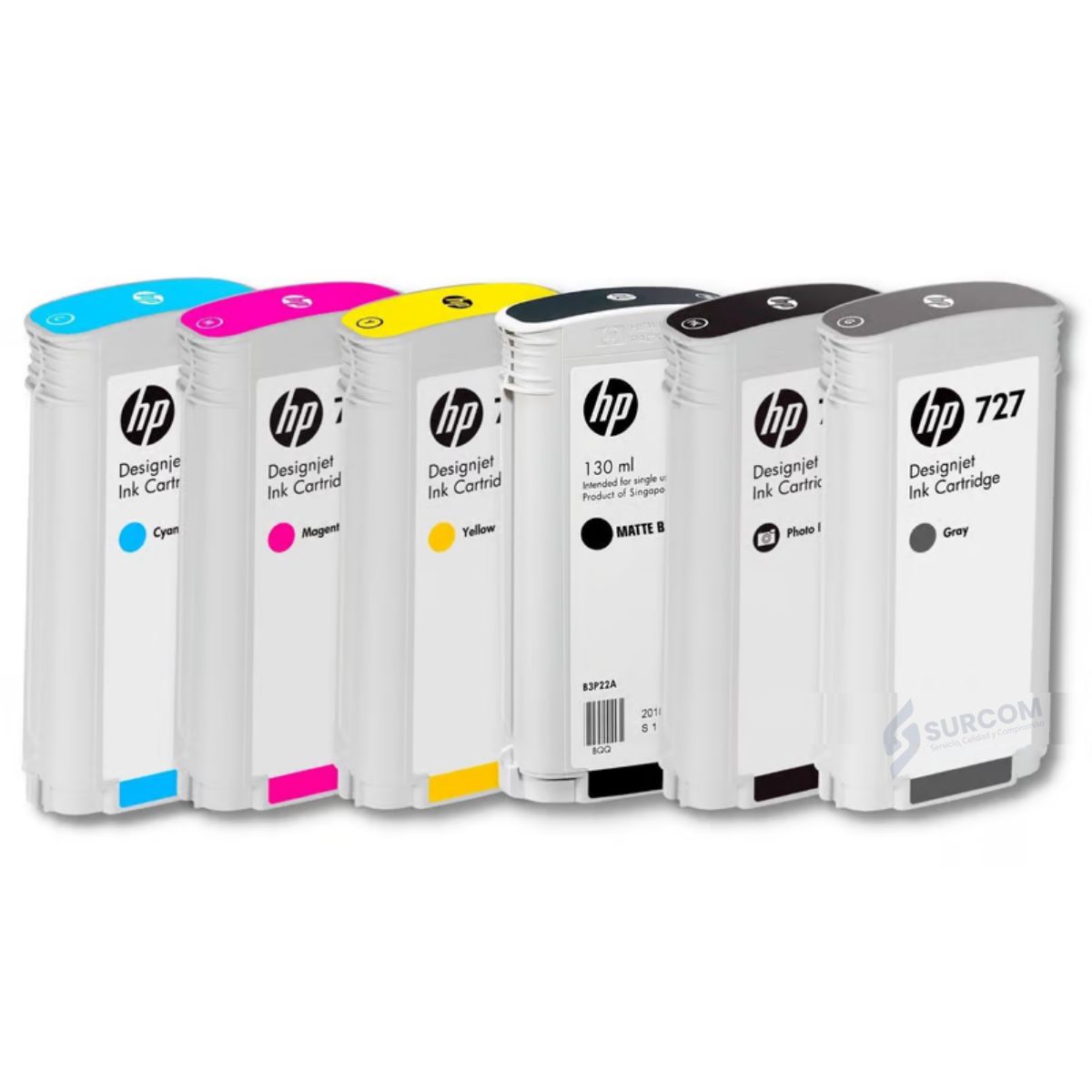 HP - Kit de Tintas HP 727 Original 300 ml