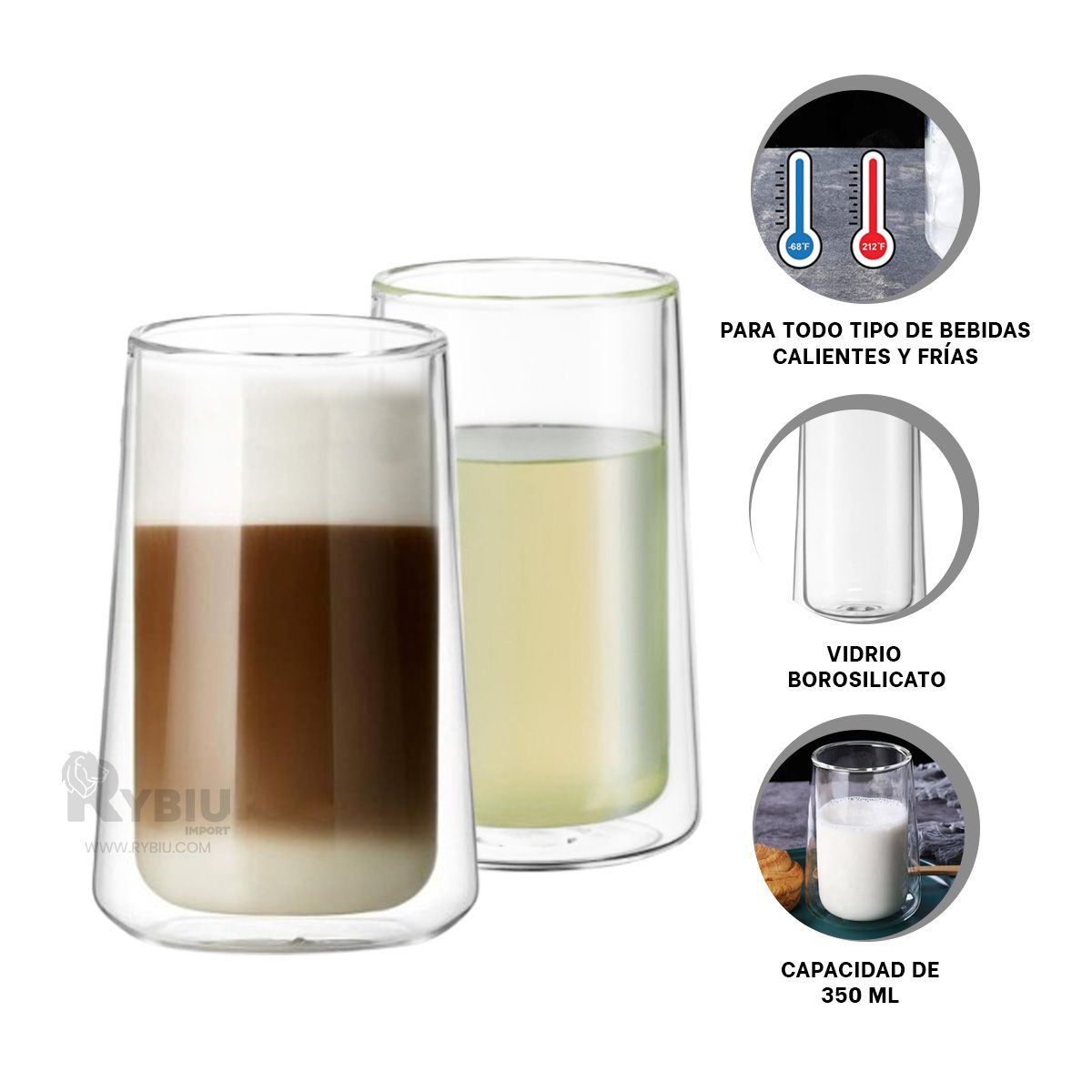 RYBIU IMPORT - Taza Ideal para Oficina en 350ml Y+Regalo Agendita