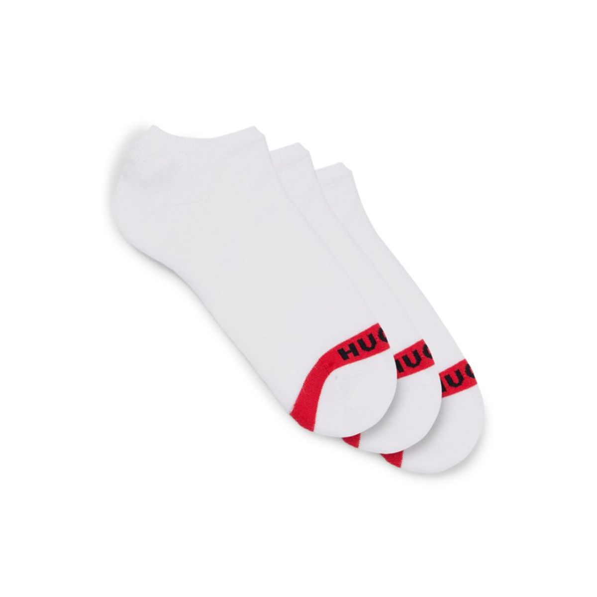 HUGO BOSS - Hugo - Paquete de tres pares de calcetines invisibles