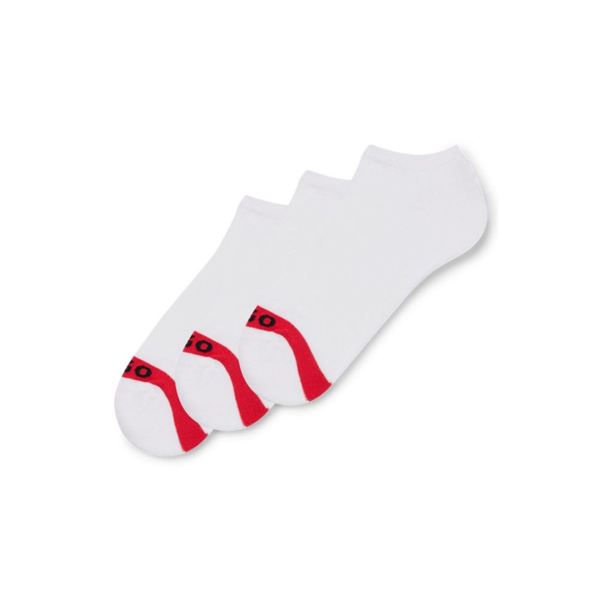 HUGO BOSS - Hugo - Paquete de tres pares de calcetines invisibles