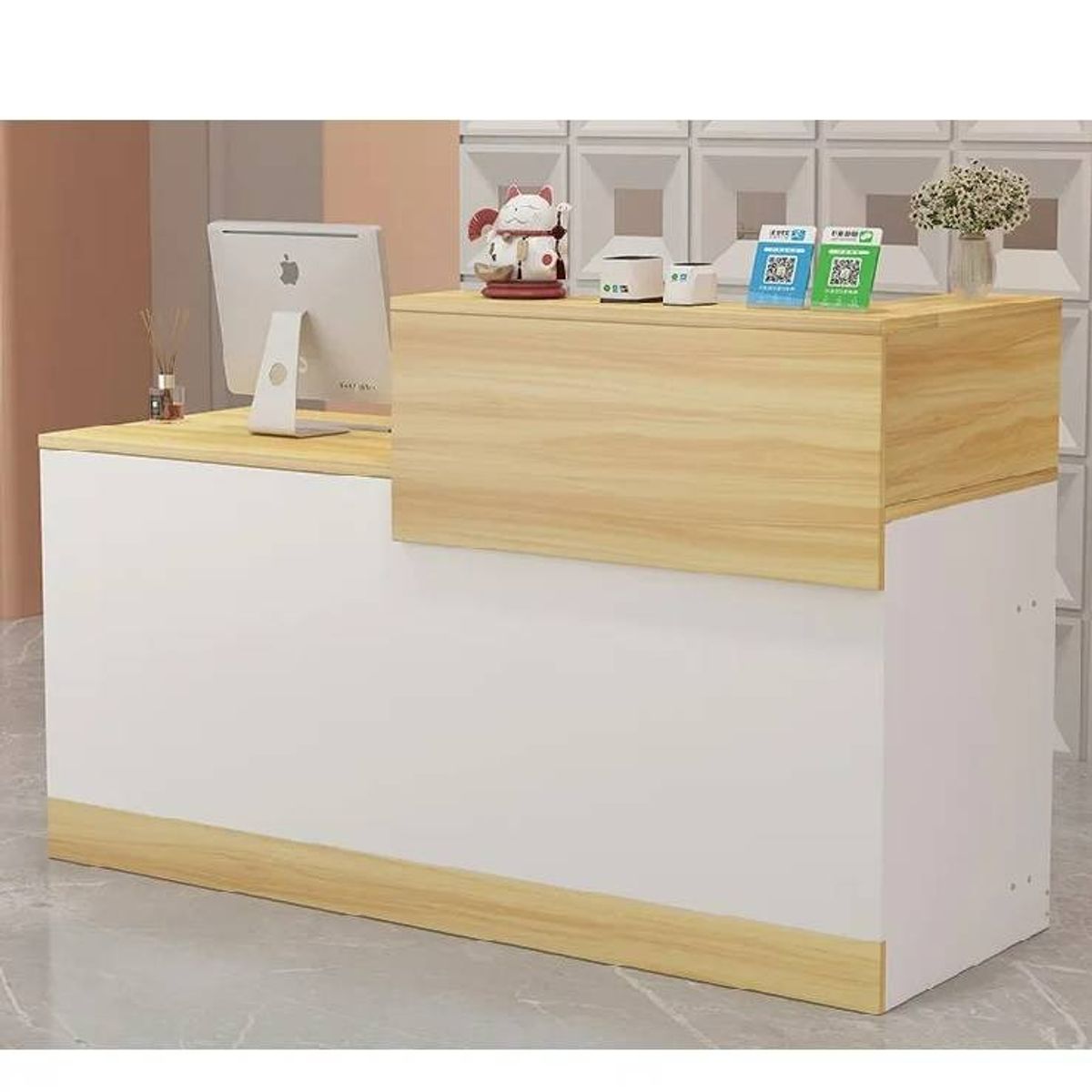 NACION MUEBLES - ESCRITORIO NACION MUEBLES COUNTER PARA OFICINAS MULTICOLOR NM