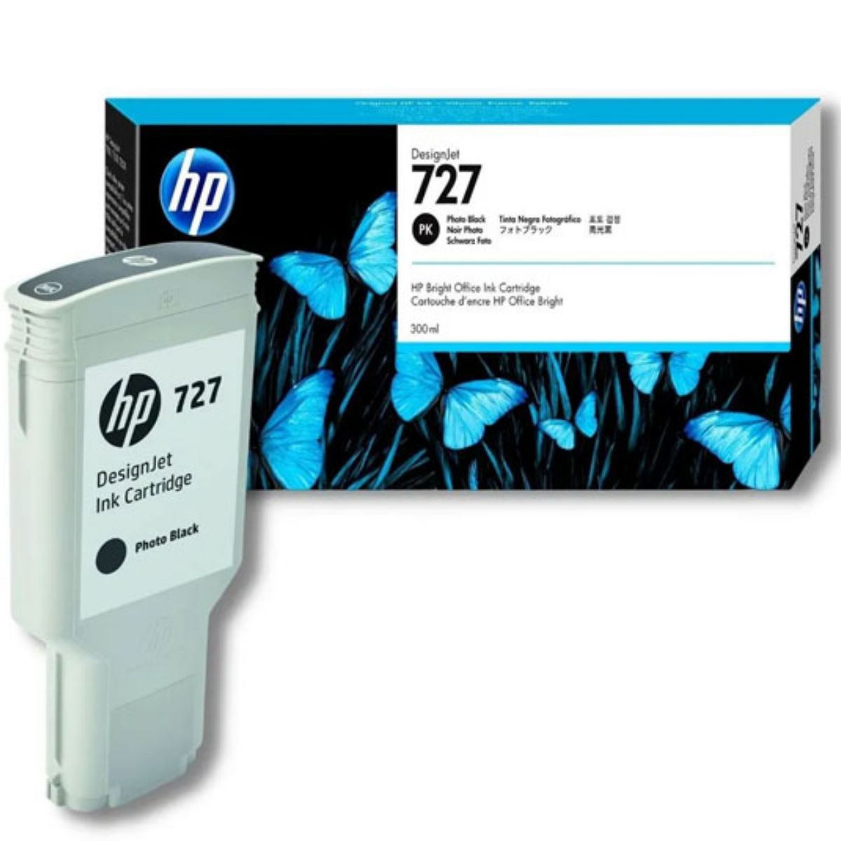 HP - Tinta HP 727 Photo Black Original 300 ml