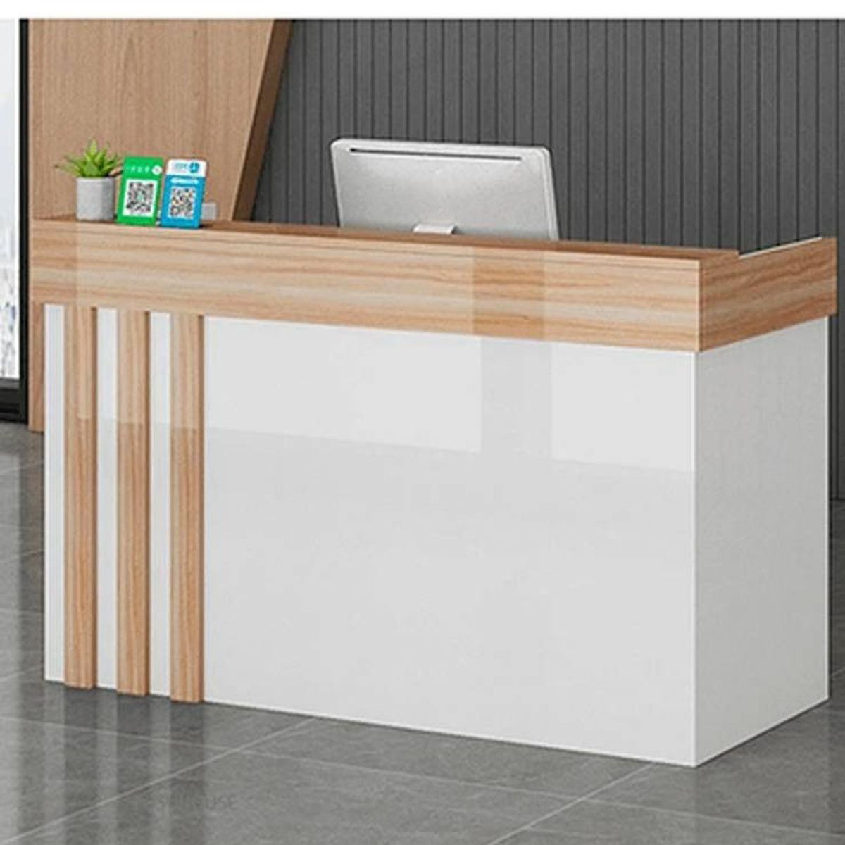 NACION MUEBLES - ESCRITORIO NACION MUEBLES COUNTER PARA OFICINAS IRVIN MULTICOLOR NM