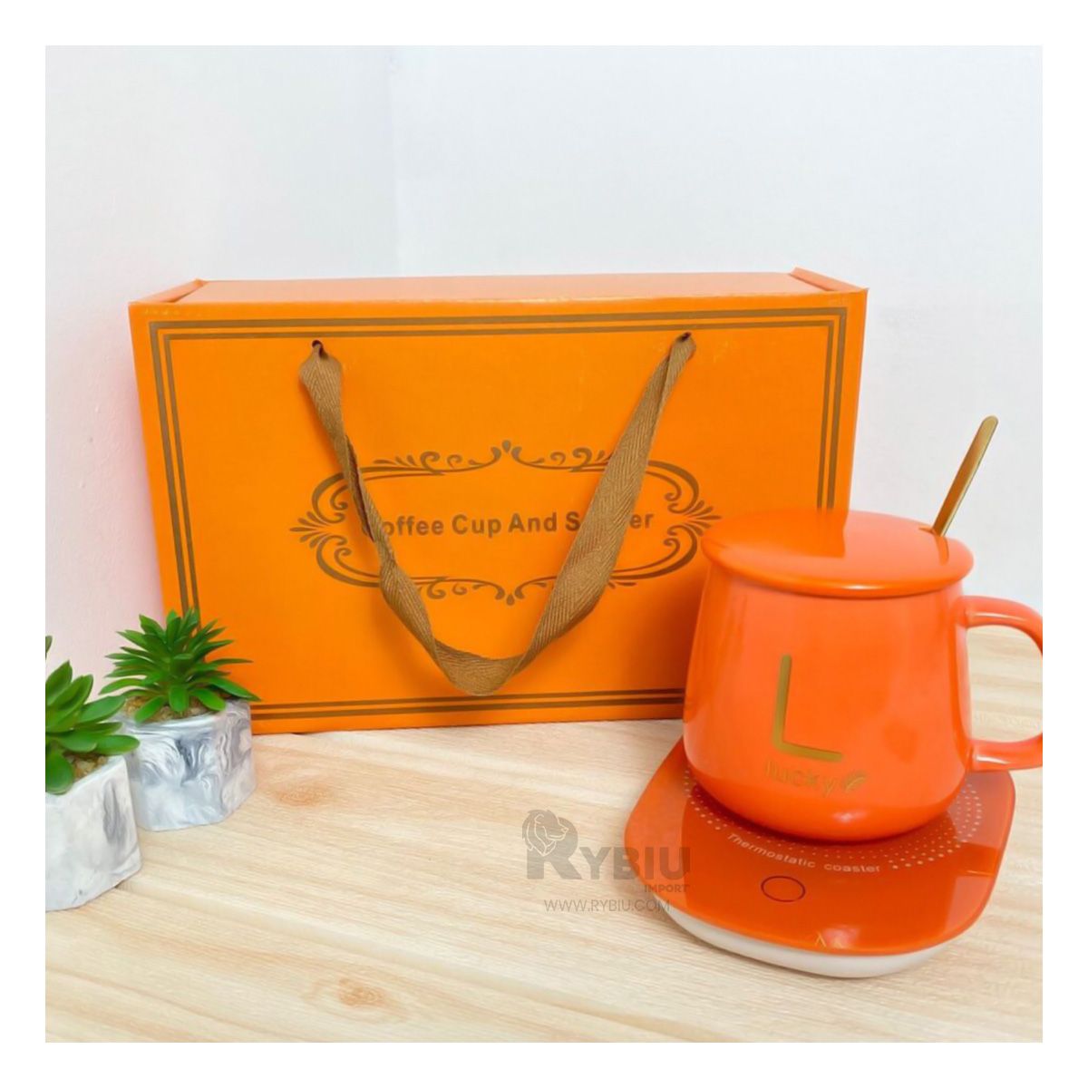 RYBIU IMPORT - Set de Facil Lavado en Color Naranja Y+Regalo Stickers