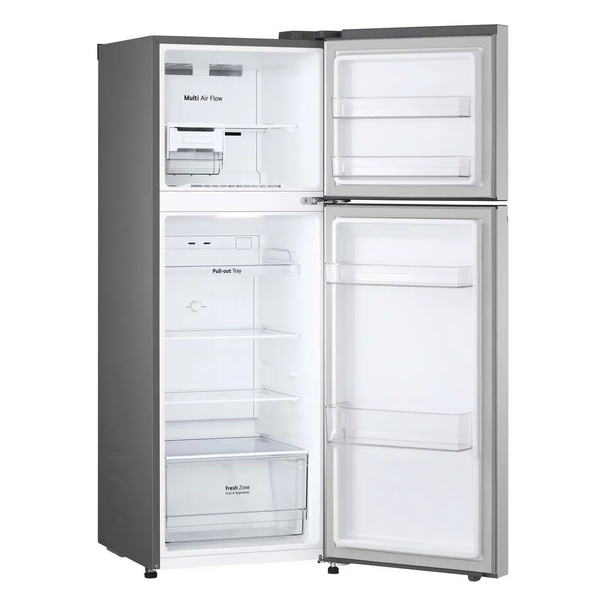 LG - Refrigeradora Top Freezer LG GT24BPP 241L Door Cooling Plateada