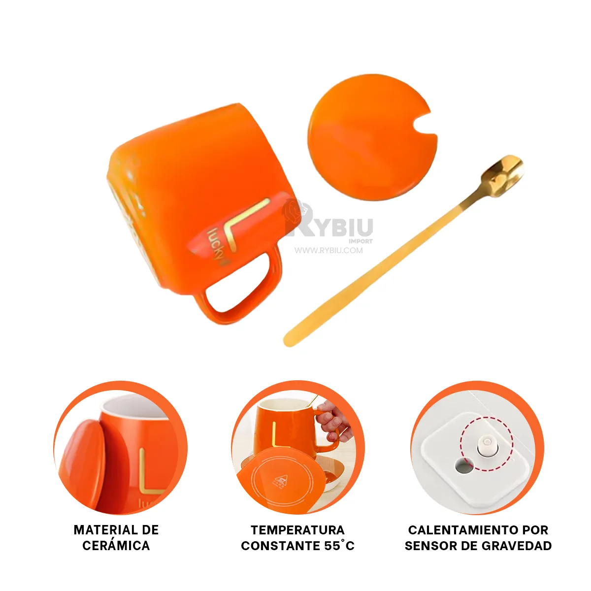 GENERICO - Pack Bonito en Color Naranja Y+Regalo Ligas para Peinar