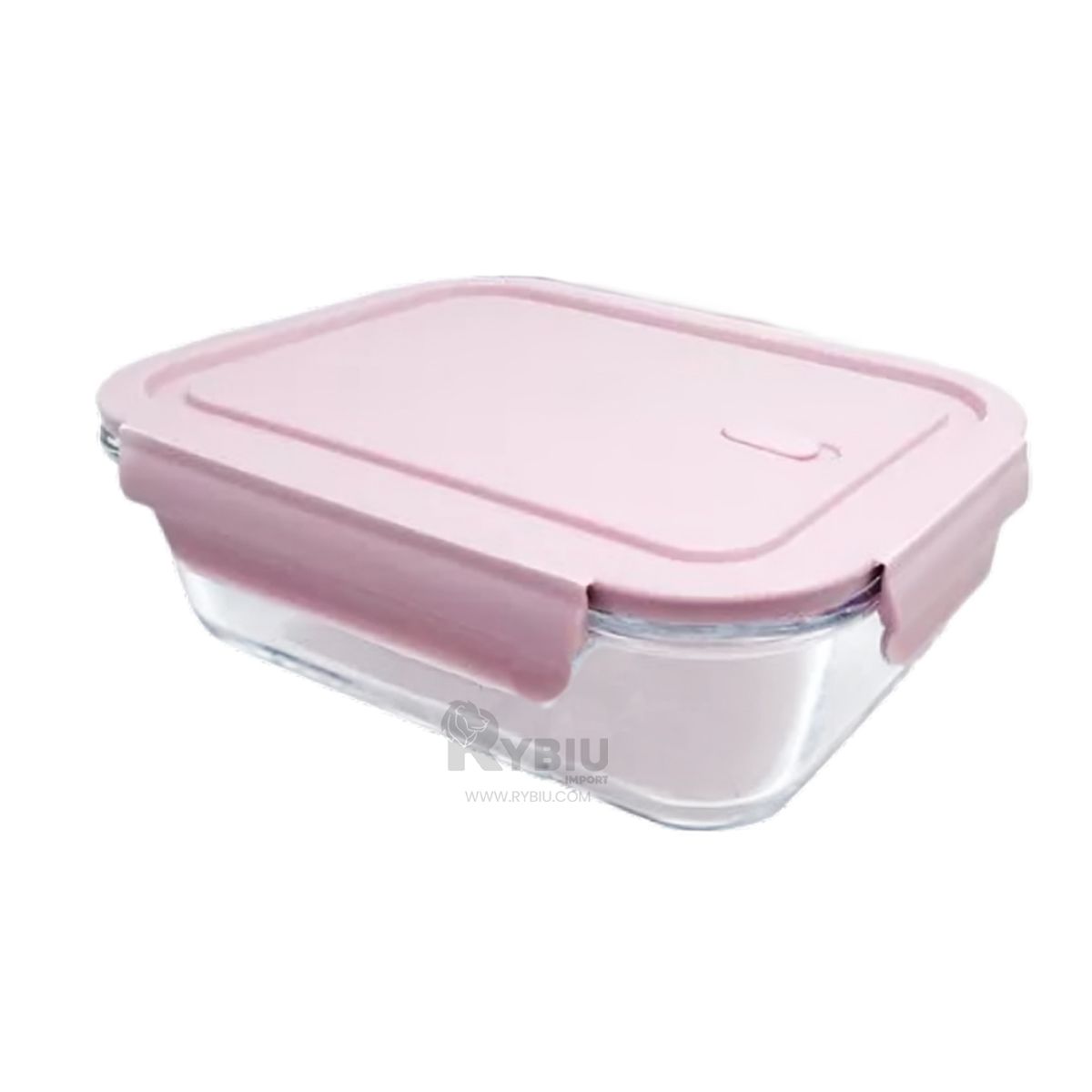 RYBIU IMPORT - Contenedor para Comida Rosado 410ml Y+Post-it Adhesivos