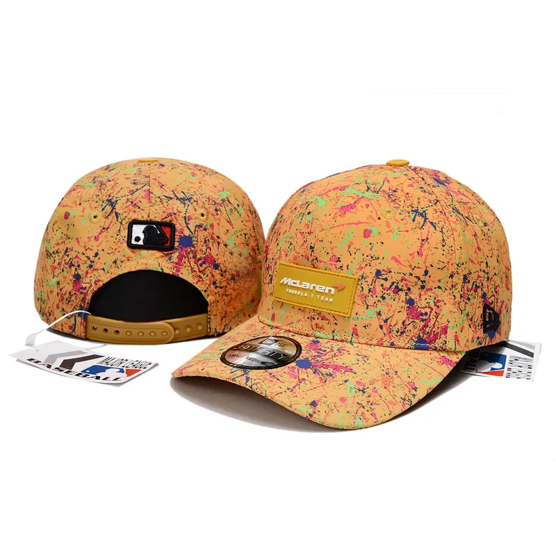 GENERICO - Gorra McLaren New Era Original 9Fifty Norris F1 Yankees Amarillo