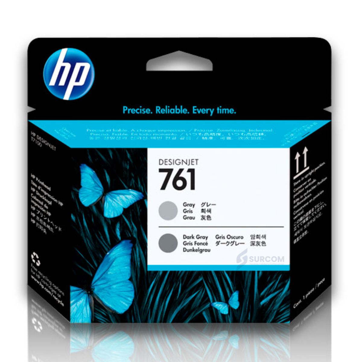 HP - Cabezal HP 761 Gray/Dark Gray Original