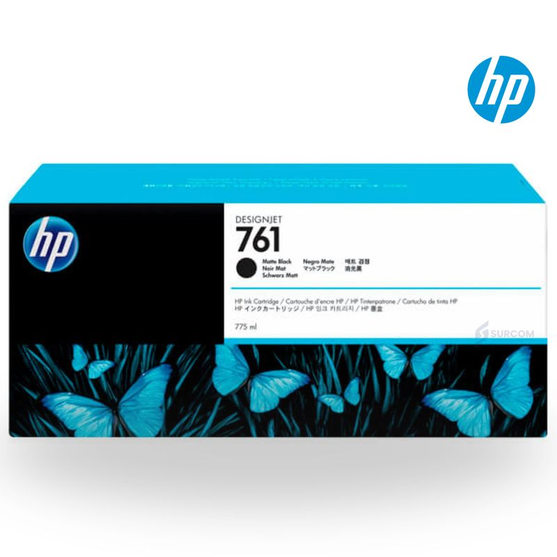 "Tinta HP 761 Matte Black (CM997A) 775 ml Original"