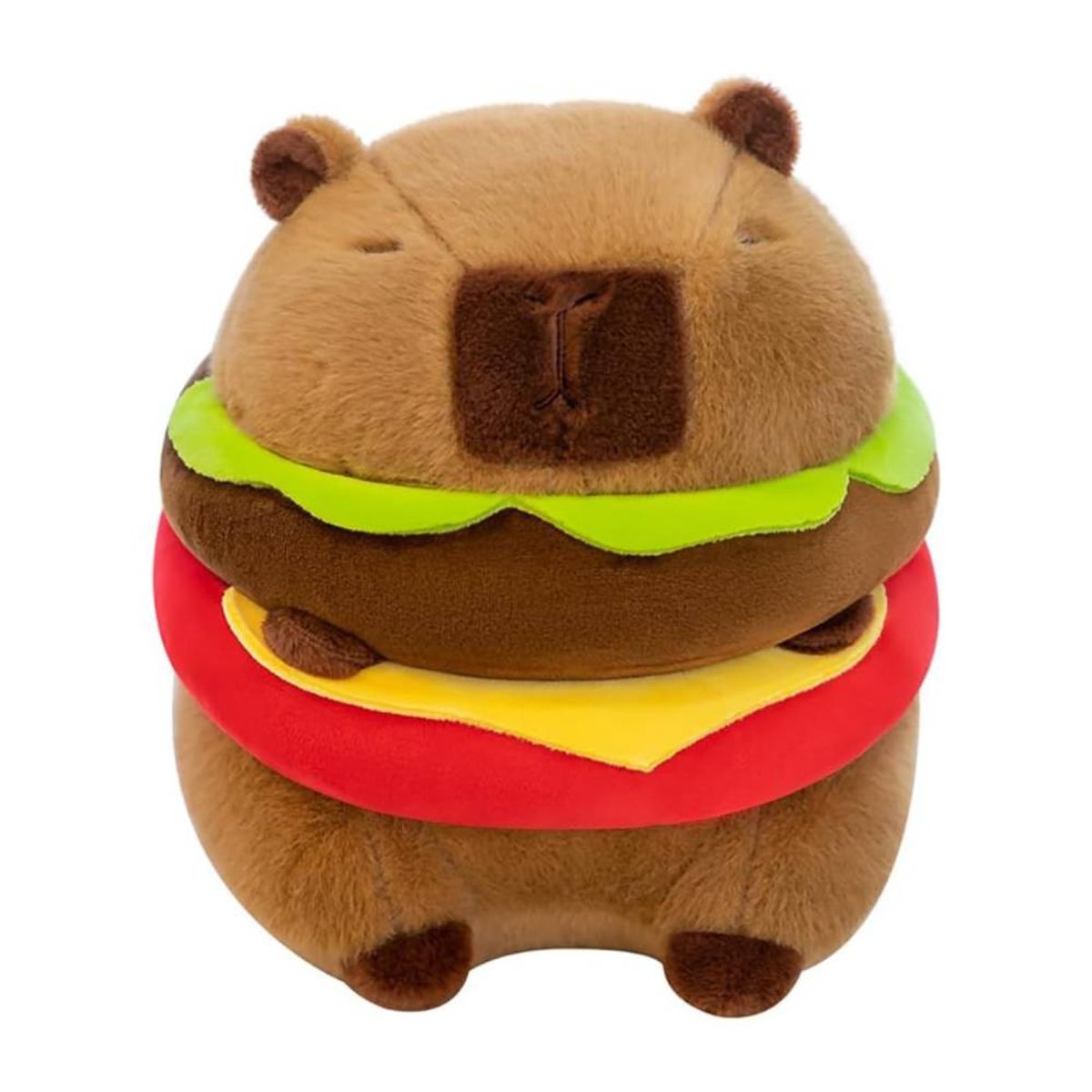 GENERICO - PELUCHE CAPIBARA CAPYBARA HAMBURGUESA 20 CM