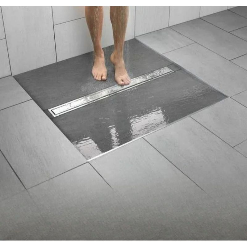 GENERICO - Sumidero Desague lineal Reversible 8x60cm Acero Inoxidable SS304