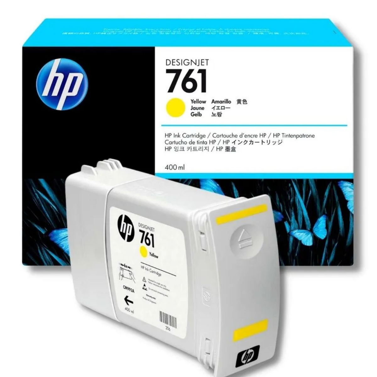 HP - Tinta HP 761 Yellow Original 400 ml