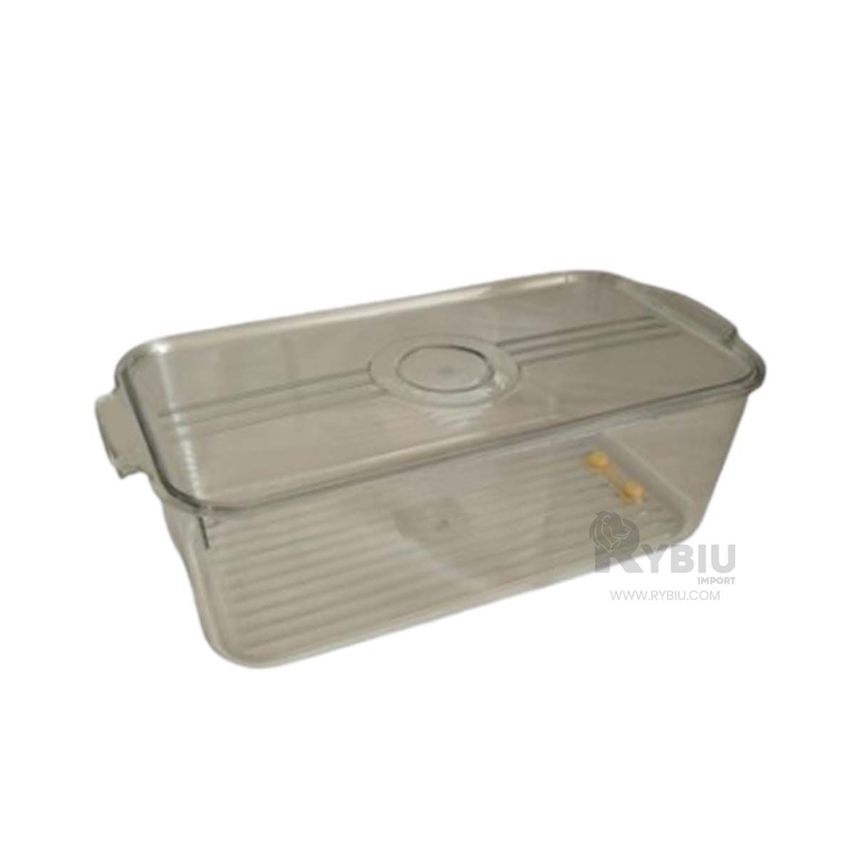 RYBIU IMPORT - Fuente con Desague Acrilico Transparente Y+Regalo Stickers