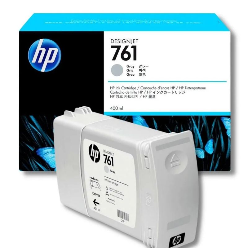 HP - Tinta HP 761 Gray Original 400 ml