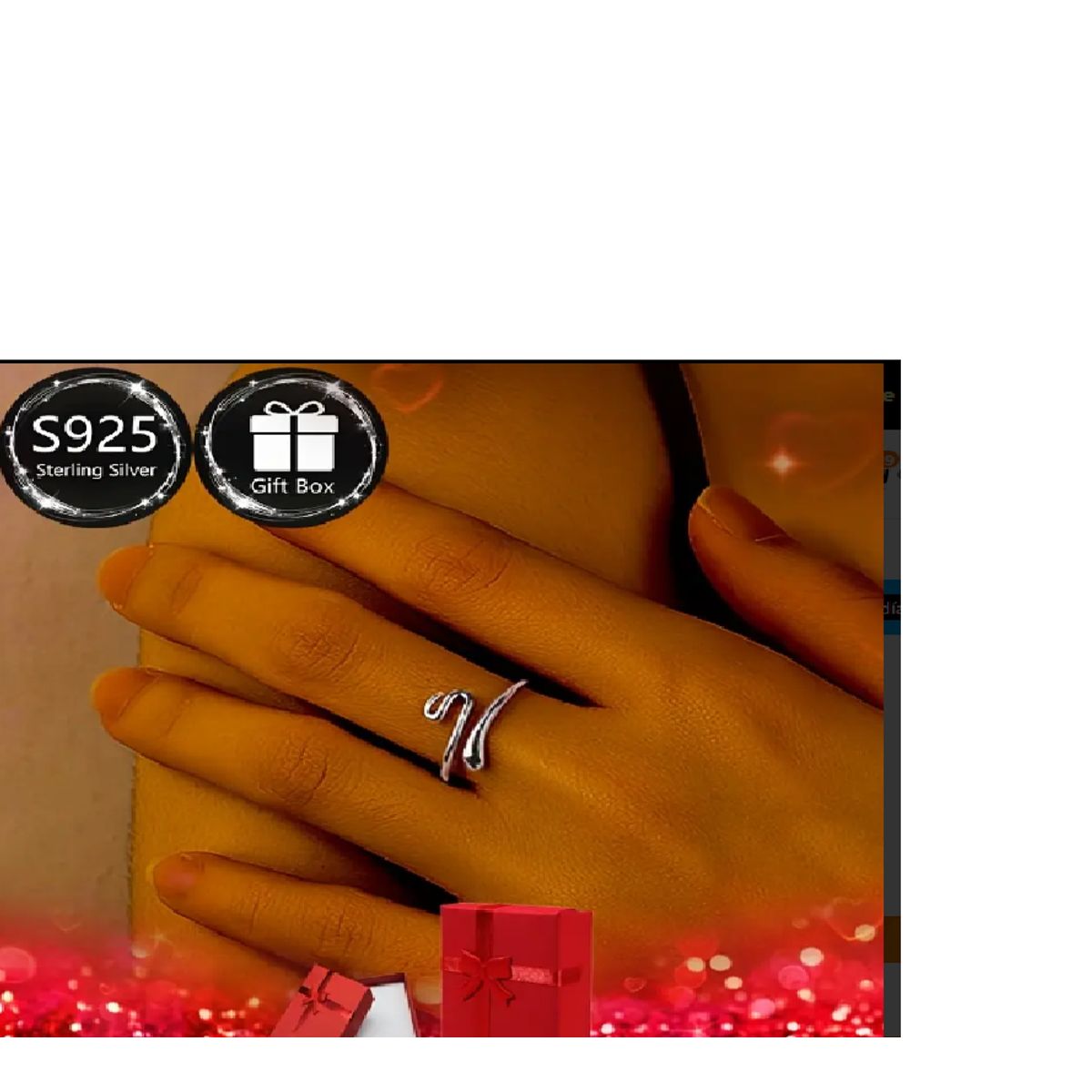 GENERICO - ANILLO DE SERPIENTE  S925 PLATEADO PARA MUJERES