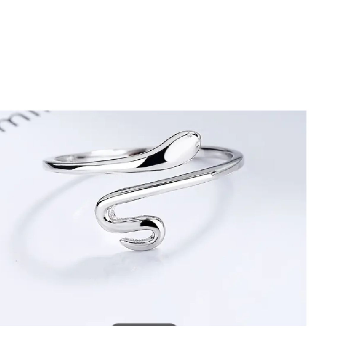 GENERICO - ANILLO DE SERPIENTE  S925 PLATEADO PARA MUJERES