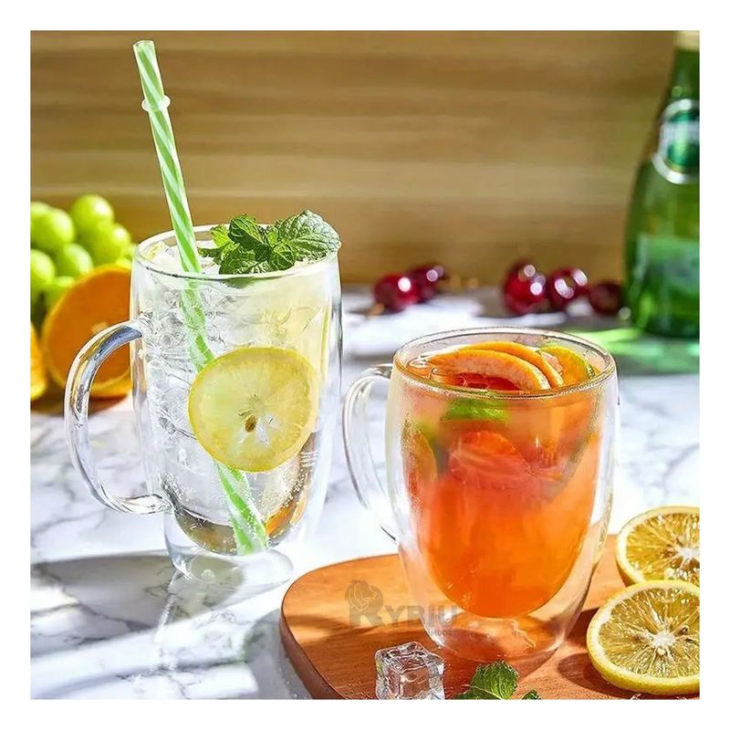 GENERICO - Tazon Estilizado 450ML de Doble Capa Y+Regalo Agendita