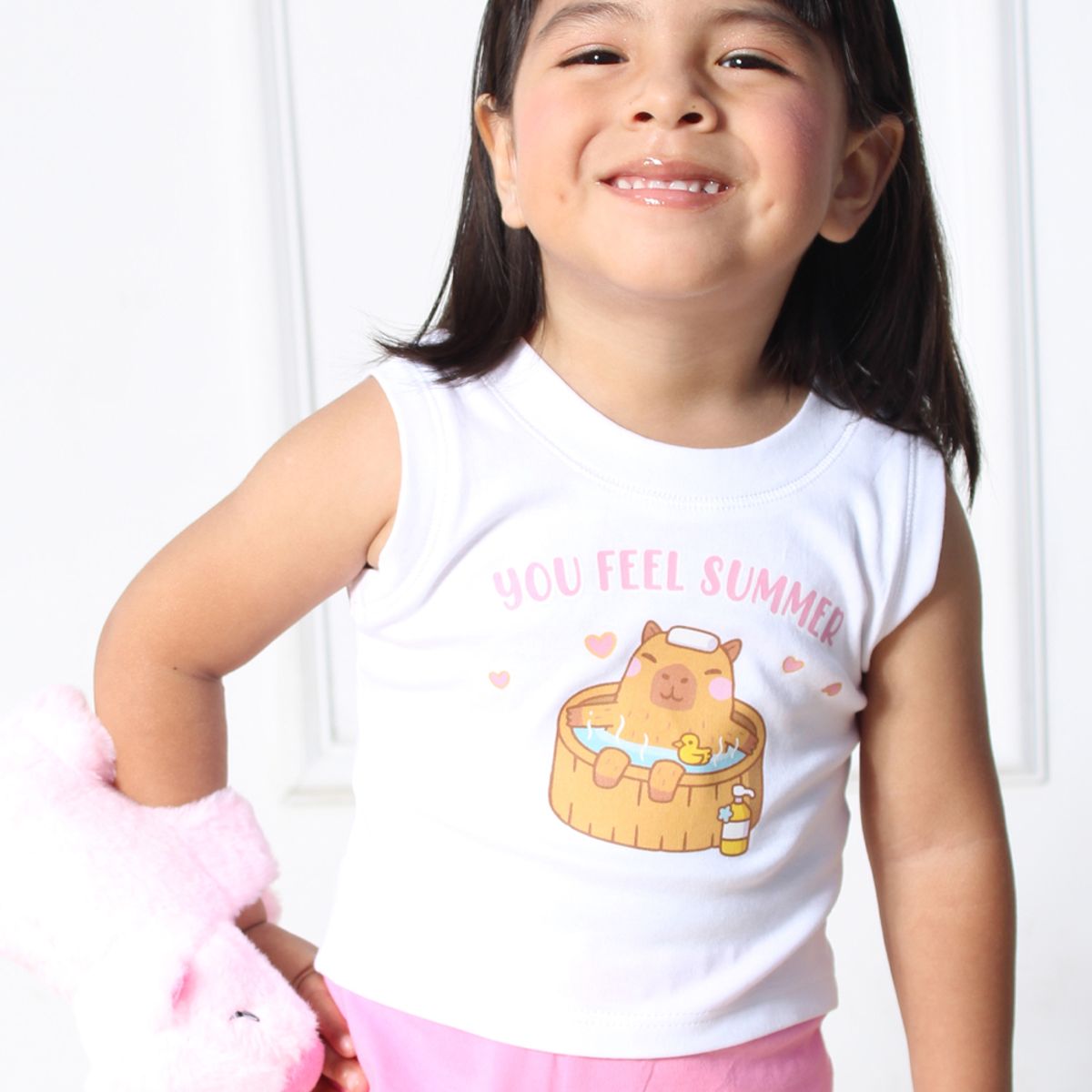 KIDS MASHMELO - BVD PARA NIÑA CAPIBARA SUMMER KIDS MASHMELO