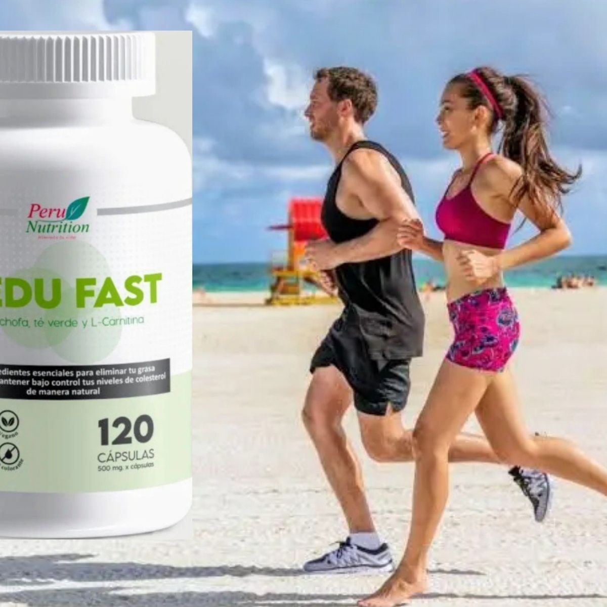 PERU NUTRITION - REDU FAST - QUEMADOR DE GRASA ADELGAZANTE PERDER PESO - PERU NUTRITION 120 CAP.