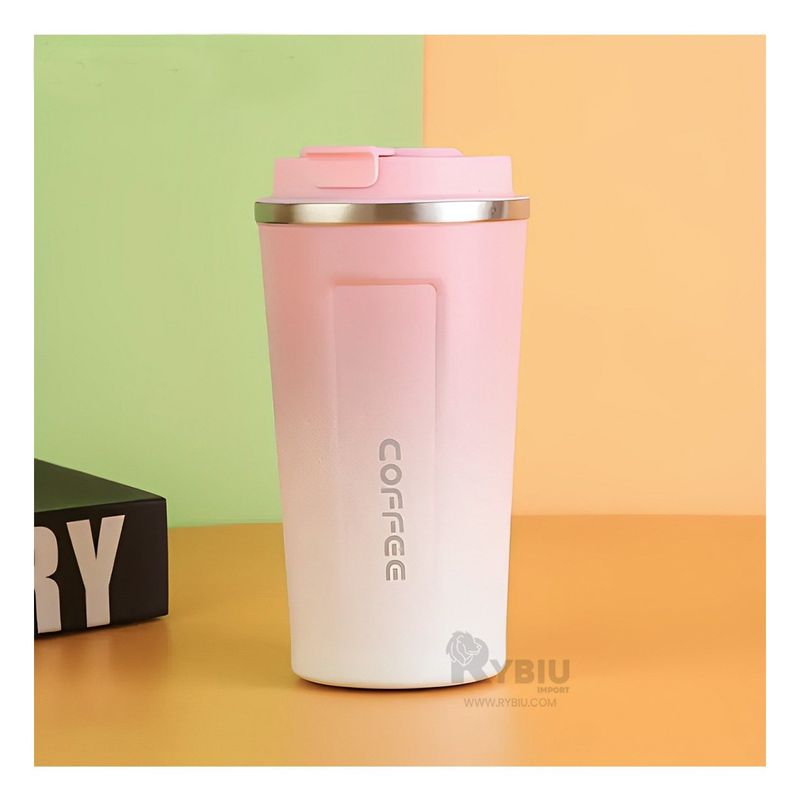 GENERICO - Taza de Bebidas Calientes Rosado con Blanc Y+Regalo Agendita
