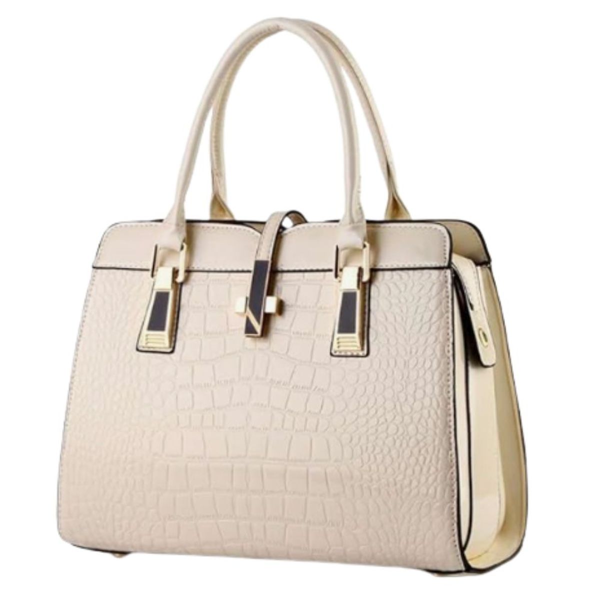 GENERICO - Cartera Ejecutiva Elegante Bandolera piel diseño cocodrilo