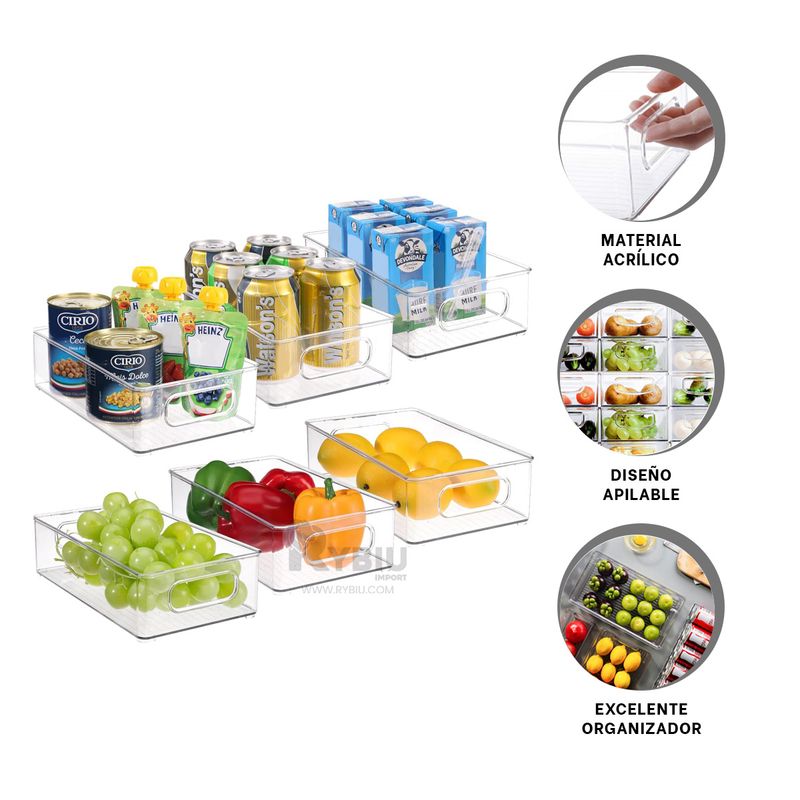 RYBIU IMPORT - Fuente Practica para Bebidas de Acrilico Y+Gift Stickers