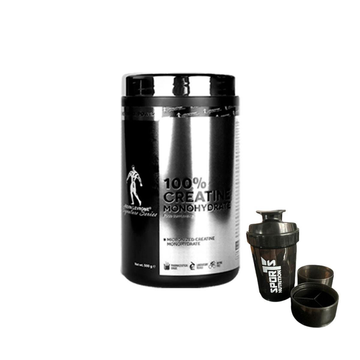 KEVIN LEVRONE - Creatina Monohidratada Kevin Levrone 500gr + SmartShaker