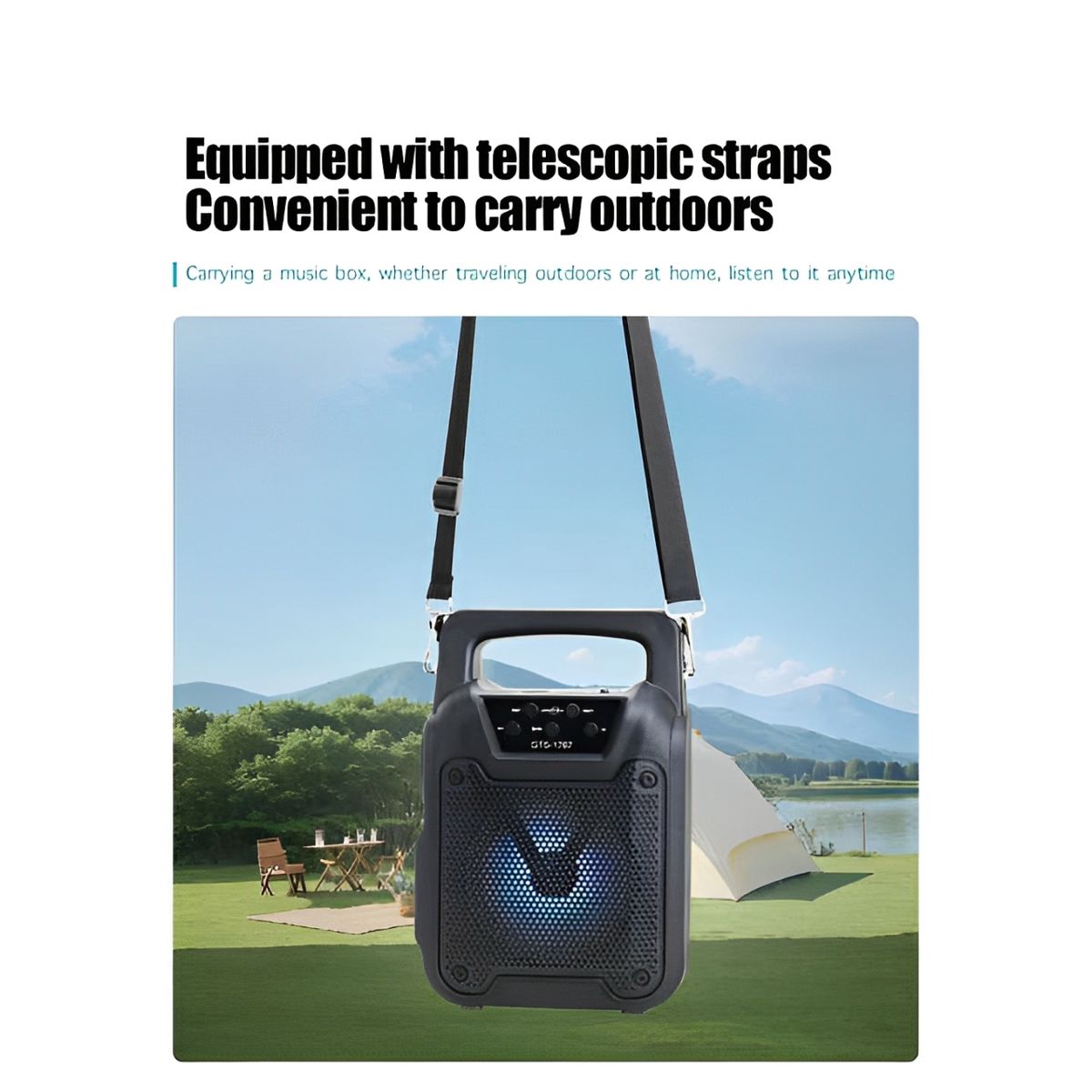 OEM - Parlante Portátil con Altavoz Extrabass