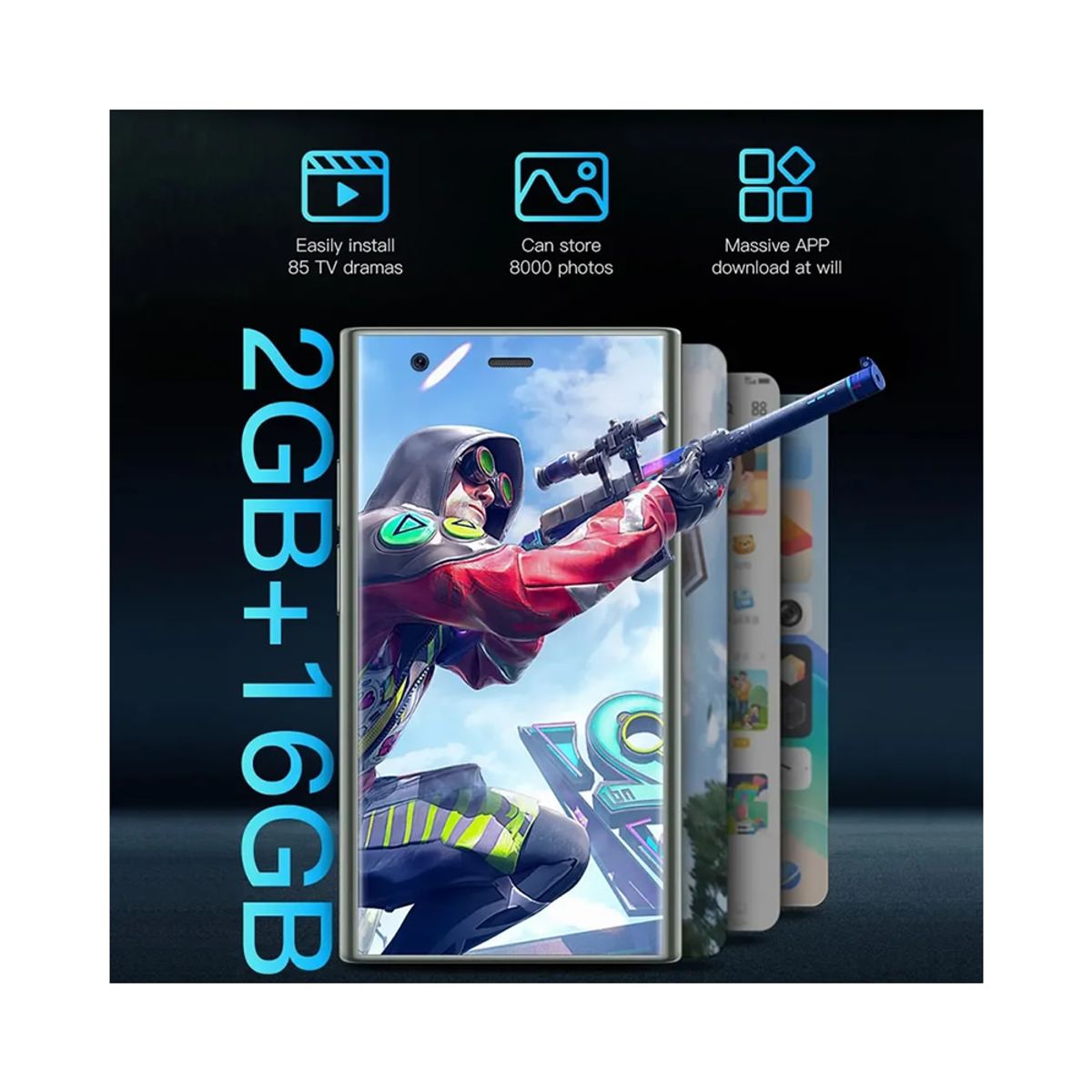 GENERICO - Mini smartphone S23 Pro Verde