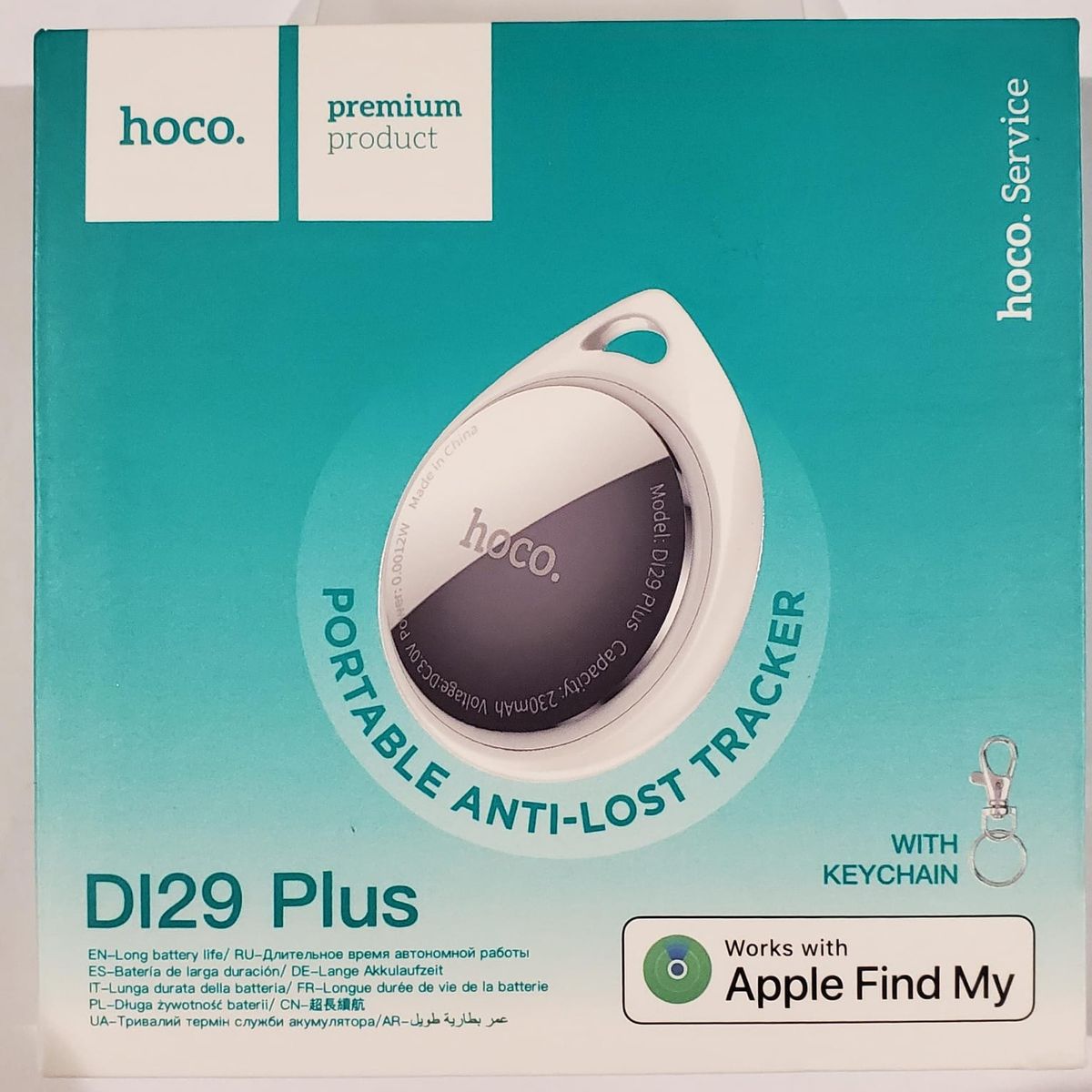 HOCO - LOCALIZADOR RASTREADOR GPS PARA MALETA MASCOTA HOCO AIR TAG DI29 PLUS