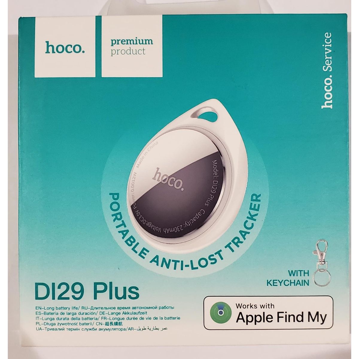 HOCO - LOCALIZADOR RASTREADOR GPS PARA MALETA MASCOTA HOCO AIR TAG DI29 PLUS