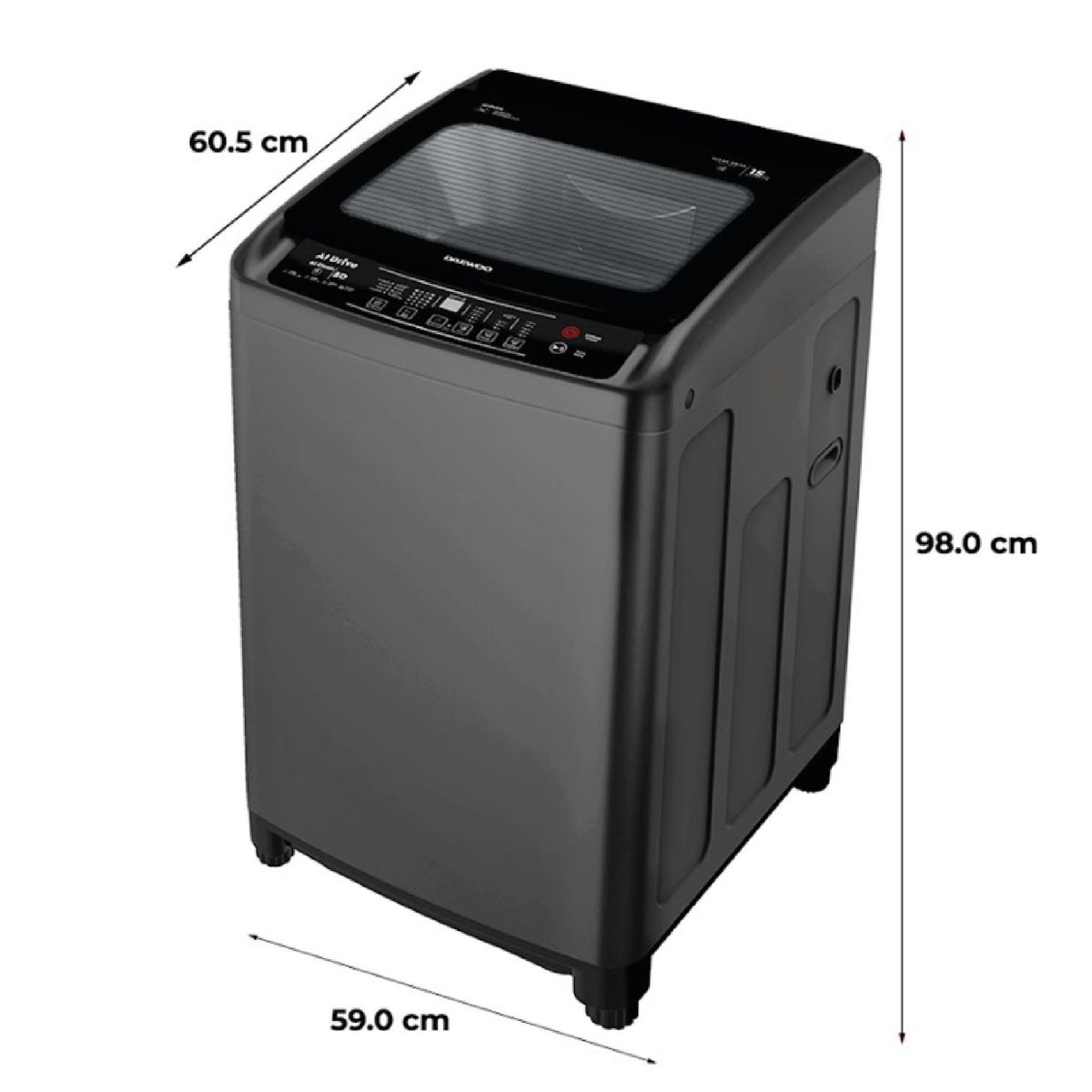 DAEWOO - Lavadora 16KG Daewoo AI Drive Lavado Inteligente