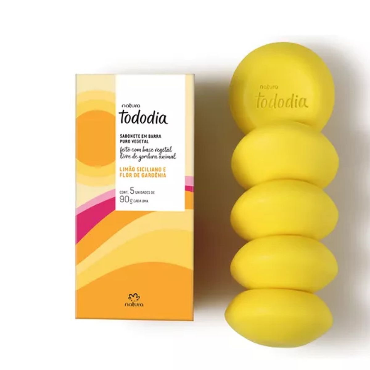 NATURA - Jabon LIMÓN SICILIANO Y FLOR DE GARDENIA Tododia Natura ekos