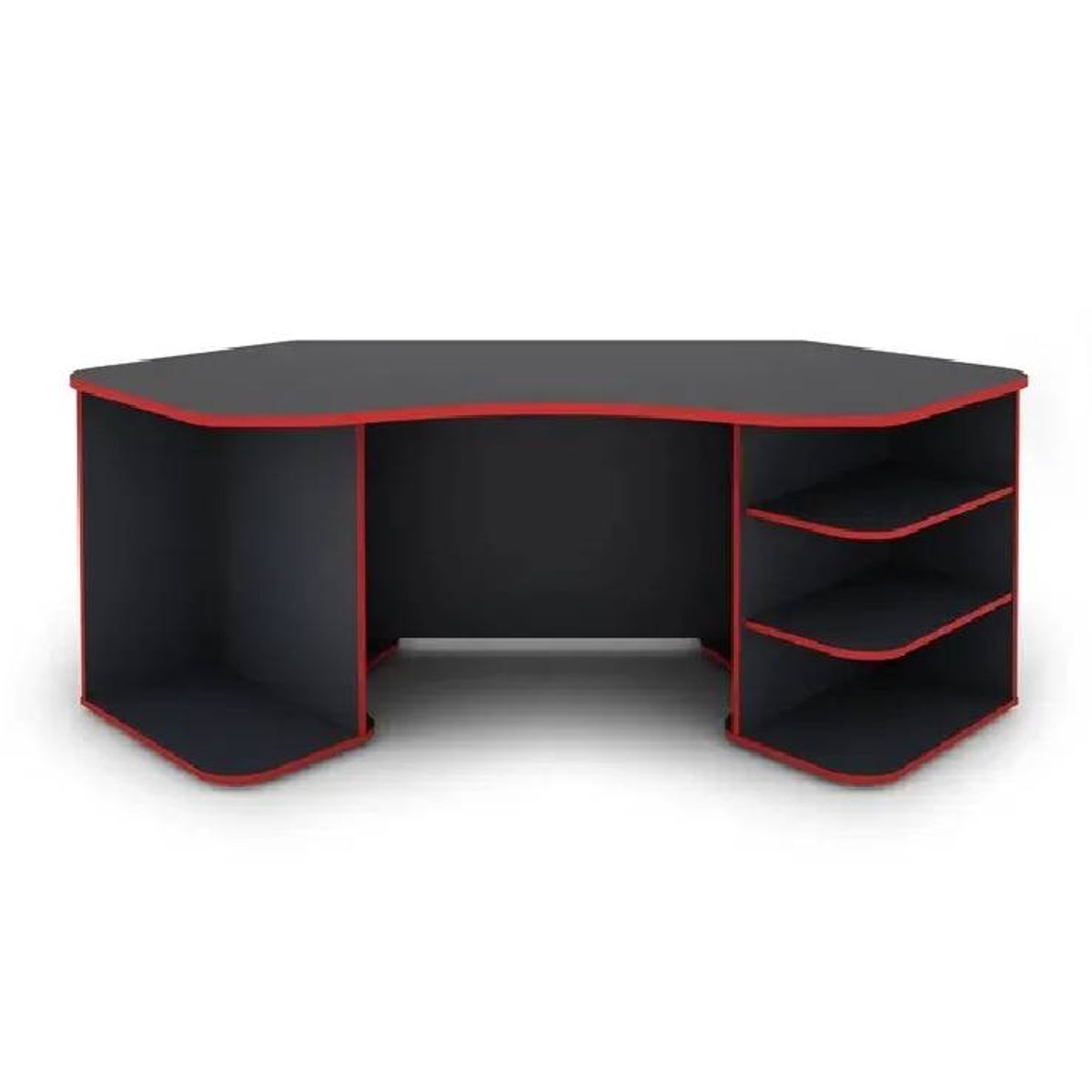 NACION MUEBLES - ESCRITORIO NACION MUEBLES GAMER TRAXEX COLOR NEGRO