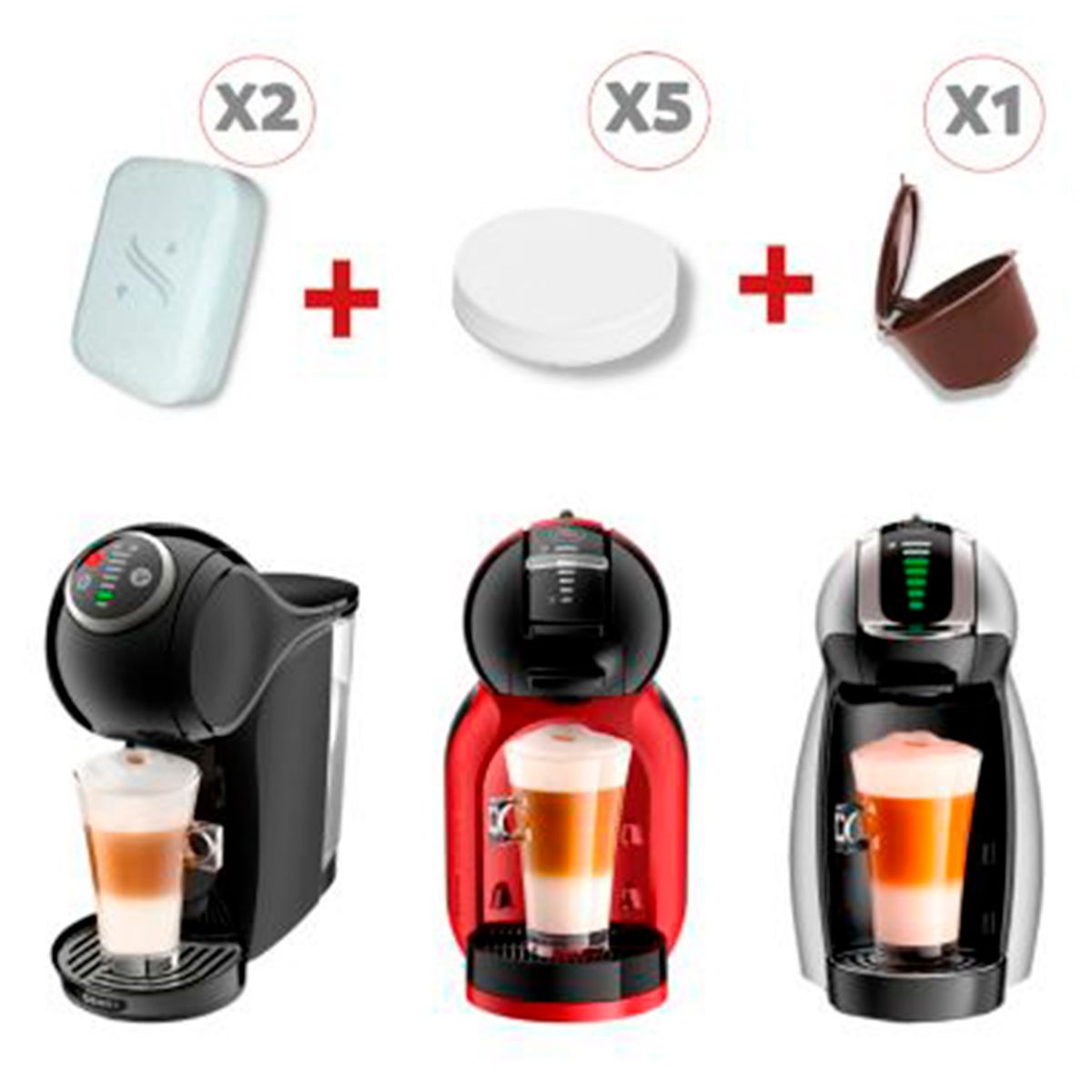 SIGNATURE PERU - Cápsula Recargable x1  Descalcificador x2 + P. Limpieza x5