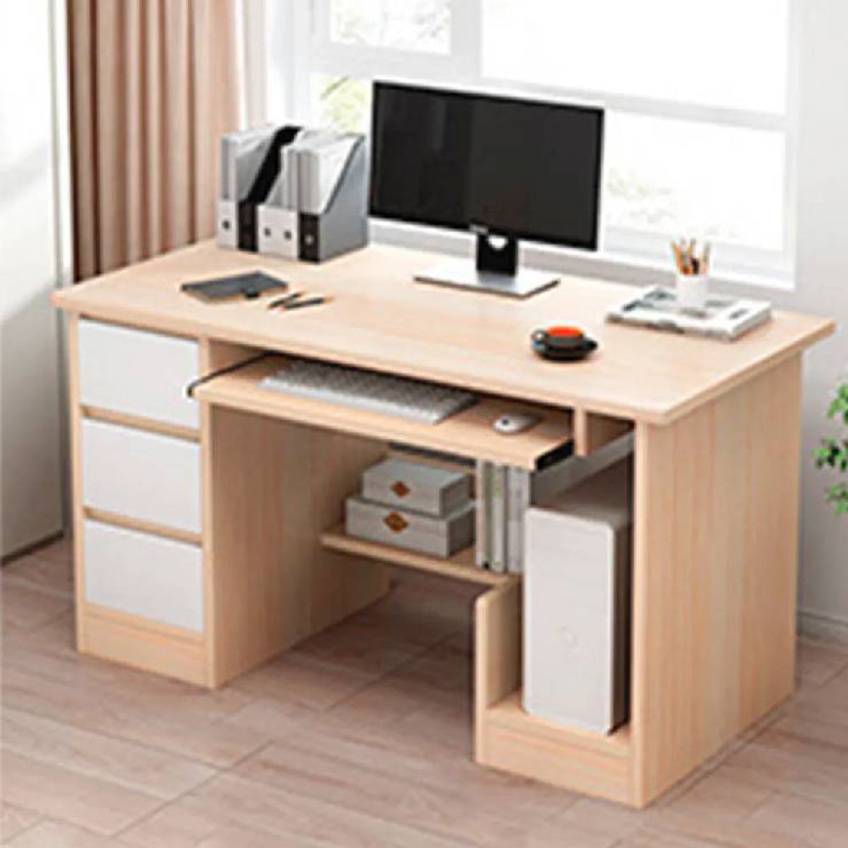 NACION MUEBLES - ESCRITORIO NACION MUEBLES RONY COLOR MULTICOLOR