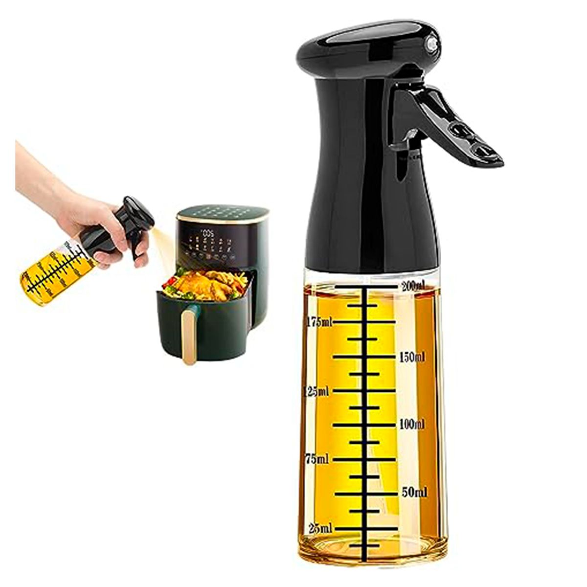 SIGNATURE PERU - Botella de Vidrio Dispensadora de Aceite - 200ml