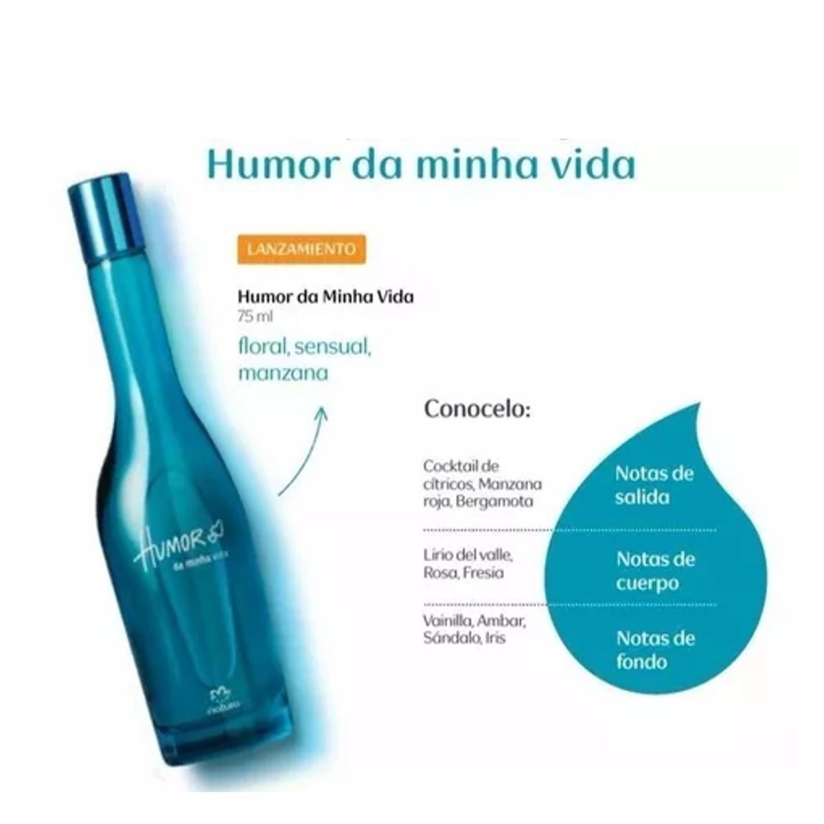 NATURA - Perfume de Mujer HUMOR DA MINHA VIDA Natura 75 ml