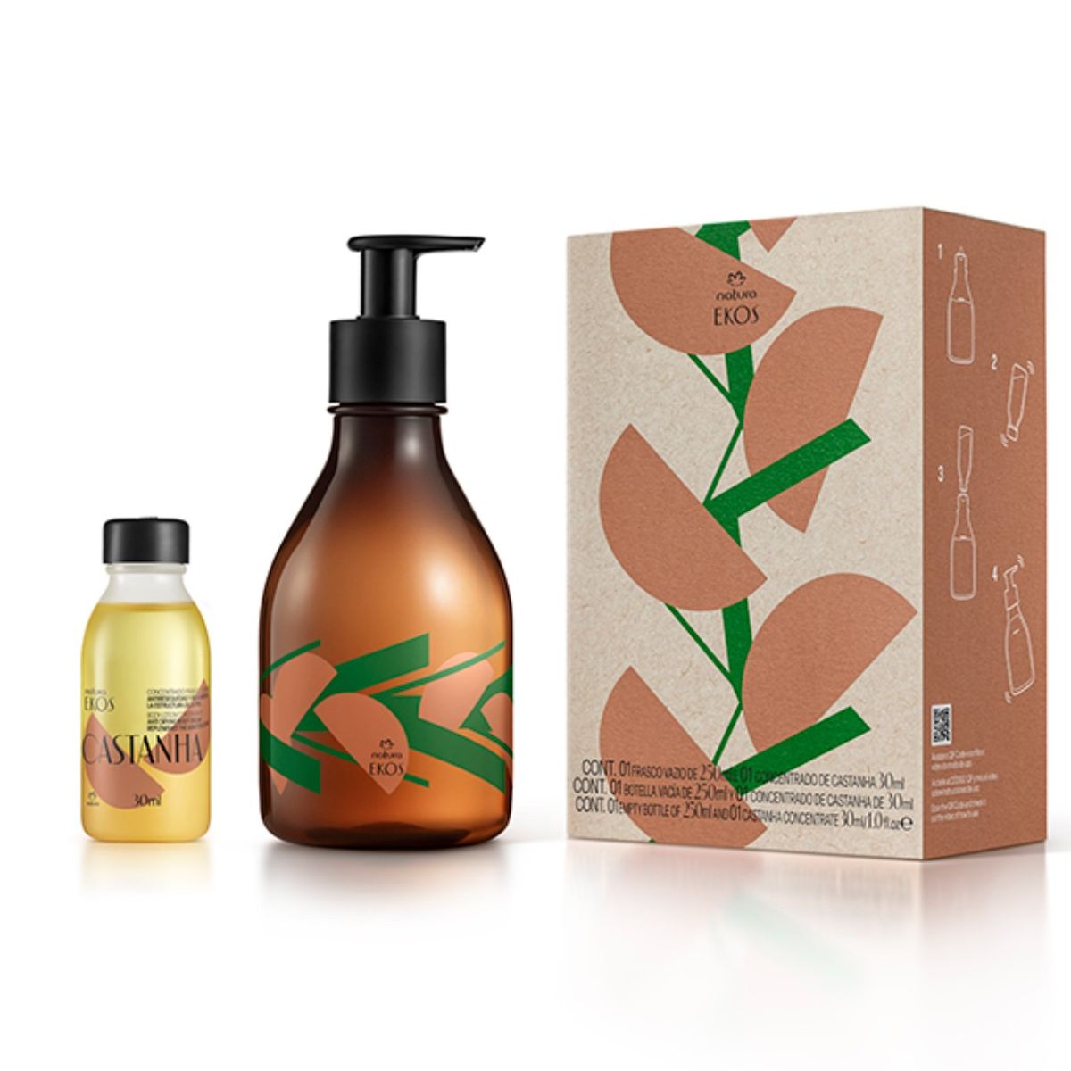 NATURA - Hidratante corporal concentrado Ekos Castaña Natura