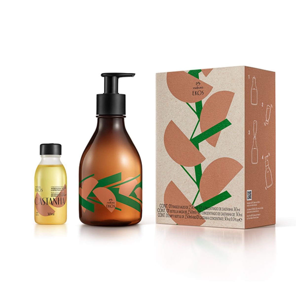 NATURA - Hidratante corporal concentrado Ekos Castaña Natura